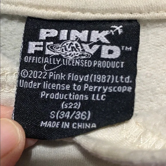 Pink Floyd Hoodie World Tour 87 Tie Dye Sweatshirt Size (34-36) S - Picture 3 of 8